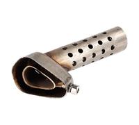 Motorcycle Muffler, Hex Exhaust Silencer, Waterproof Pipe System, Powersports Noise Reducer, Bike Performance Exhaust Kit, Racing Style Sound Control Upgrade Accessory 5x1.57x2.24 Inches