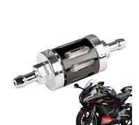 Motorcycle Oil Filter, 8mm Engine Protection Oil Filter for Efficient Filtration, Strong Metal Motorcycle Accessory for Scooter, ATV, Dirt Bike, Snowmobile Modification and Maintenance