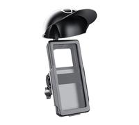 Motorcycle Phone Holder - Adjustable Mobile Phone Support, Sun Hat, Waterproof Handlebar Mount, Secure Grip For Smartphones, Ideal For Women Men Riding Motorcycles Bicycles Scooters Strollers