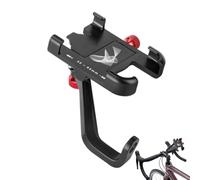 Motorcycle Phone Mount, Scooter Handlebar Phone Holder Feature, 360 Degree Rotation Anti-Slip Cellphone Navigation Stand, Motorcycle Accessories for Road Biking, Commuting, Touring, and Outdoor
