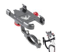 Motorcycle Phone Mount, Scooter Handlebar Phone Holder Feature, 360 Degree Rotation Anti-Slip Cellphone Navigation Stand, Motorcycle Accessories for Road Biking, Commuting, Touring, and Outdoor