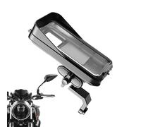 Motorcycle Phone Mount - Soporte de teléfono para bicicleta - Mobile Phones Holder con impermeable y 15 W Charging - Anti-Shake - Soporte de mano para navegación, ciclismo, E-Bike & Outdoor