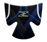 Motorcycle Protección de resina zona, compartimento para llave de encendido adhesivo efecto 3D, compatible con Kawasaki Z900 (BLU)
