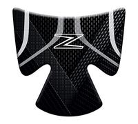 Motorcycle Protección resinada zona, compartimento para llave de encendido adhesivo efecto 3D, compatible con Kawasaki Z900 (negro)