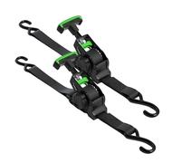 Motorcycle Ratchet Straps - Heavy Duty Truck Tie Down Straps for Trailer | Durabled Adjustable Strap for RV Truck Automotive Sedan Pickup Transport Camping Securing Motorcycles ATVs and Cargo