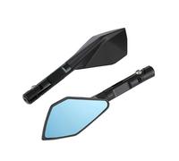 Motorcycle Rear View Mirror Bike Cycling Clear Wide Range Back Sight Rearview Reflector Adjustable Handlebar Left Right Mirror(Black)