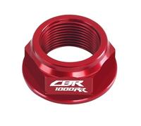 Motorcycle Rear Wheel Axle Nut Screw Bolt Accessories Tuerca Rueda Posterior Compatible with CBR600RR 2005-2016 CBR1000RR 2004-2016(Cbr1000rr Red)