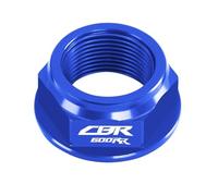 Motorcycle Rear Wheel Axle Nut Screw Bolt Accessories Tuerca Rueda Posterior Compatible with CBR600RR 2005-2016 CBR1000RR 2004-2016(Cbr600rr Blue)