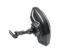 Motorcycle Rear Wheel Mudguard Mud Carbon Fiber Splash Guard Cover Compatible with Yamaha NMAX AEROX 155 Exciter 150 MSX125(Black)