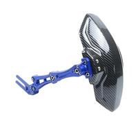 Motorcycle Rear Wheel Mudguard Mud Carbon Fiber Splash Guard Cover Compatible with Yamaha NMAX AEROX 155 Exciter 150 MSX125(Blue)