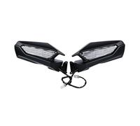 Motorcycle Rearview Mirror LED Turn Signal Clear Lens For Honda For Goldwing For GL1800 2018-2023,Espejo Moto Lateral(Matte Black)