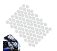 Motorcycle Reflective Tape - Versatile Reflector Stickers, Single Sheet Glow Trim for Road Protection, Bright Fluorescent Patch with Sticky Backing, Vehicle Supply, Beaming Band for Scooter