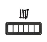 Motorcycle RV Rocker Switch Panel 2/3/4/6 Way Housing Holder 6 Hole For Car Boat