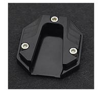 Motorcycle Scooter Bike Kickstand Extender Foot Side Stand Extension Pad Support Plate Anti-Skid Enlarged Base Protection (Color : Black, Size : A)(Black)
