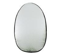Motorcycle Seat Sun Cover - Premium Sun-Reflective Aluminum Foil Shield, Features Industrial-Grade Thermal-Barrier Technology For Maximum Heat Protection | Snug-Fit Wind-Resistant Elastic Perimeter En