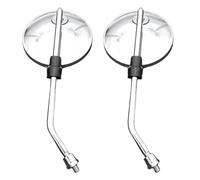 Motorcycle Side Rearview Mirrors Mount with 8mm Adapter for Mountain Bike/Electric Bicycle/Moped/Dirt Bike
