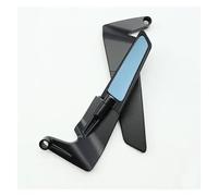 Motorcycle Side View Mirror Stealth Winglets Rearview Mirrors For Honda For CB1000R For CB650R For CB650F For CB500 For CB300 For CB200X For CB125,Espejo Moto Lateral(Blau)
