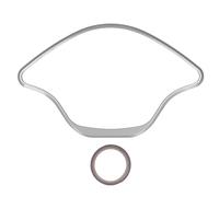 Motorcycle Speedometer Protector Instrument Panel Replacement Ideal for Sprint Primavera 50 125 150 13 To 21 with Aerospace Grade CNC Aluminum Alloy High Strength and Durability (C Silver)