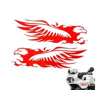 Motorcycle Stickers and Decals, Car Stickers Eagle Design, 9.06x5.71 inches Vintage Reflective Waterproof Self-Adhesive Patch for Vehicles, Bike, Scooter, Dirt, Laptop, Truck, Decoration