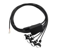Motorcycle Underglow Lights, 7 Color Led Lights, Waterproof Led Kit, 12v Atmosphere, Super Bright Underglow for Bikes, Indoor, Outdoor, Present, Aircraft, 140 cm