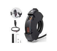 Motorcycle USB Charger - No Brand - Waterproof USB Plug - QC3.0 - PD Type C - 12V-24V