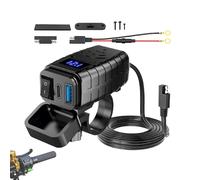 Motorcycle USB Charger, USB-Auto Charger Motorcycle Charger Conexión, Conexión PD 3.0 QC 3.0 Cargador telefónico para motocicletas, Marines, Mobile Homes y Más