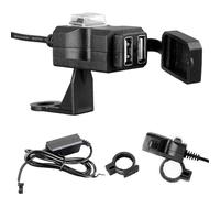 Motorcycle USB Port | Quick Waterproof Adapter Socket | Motorcycle Charging Port | for GPS Tablet Dashboard Camera Motorbike Scooter