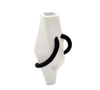 Motorcycle Vase Charm - Flower Holder for Handlebars | Silicone Material with Unique Geometric Design, Mini Handlebar Accessory, Removable Motorcycle Flower Vase, Decorative