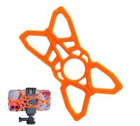 Motorcycle Web Grip - Elastic Silicone Strap, Anti Slip Phone Mount Tether, Handlebar Security Band | Flexible Cell Phone Holder Mesh, Bicycle Riding Fall Prevention Apparatus Cycling Handlebar Straps