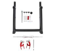 Motorcycle Wheel Balancer, Truing Stand Heavy Duty Steel Foldable Portable Adjustable Centering Cones Rim Tire Balancer for Sport Dirt Bike ATV UTV