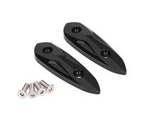 Motorcycle Windscreen Hole Cover | M6x20 Aluminium Alloy Black Mirror Block Off Cap | Replacement for R25 R3 MT03 2013-2020 / R15 V3 2017-2020