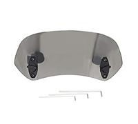 Motorcycle Windshield Extender Clip-on Windscreen Extension Adjustable Clip On Windscreen Wind Deflector for Motorcycle (Tawny)