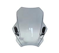 Motorcycle Windshield Wind Deflector Parabrisas, Deflector De Viento, Visera De Cristal con Soporte para Hunter para Cub para CT125 JA55 JA65 Trail125 CT 125(Light Grey)