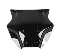 Motorcycle Windshield Wind Deflector, Visor Protector, Niiyen Motorcycle Windshield Enhanced Aerodynamics Noise Reduction Protective Wind Deflector Windscreen for Mt-09 Sp 2024 (Black)