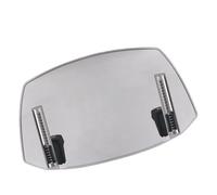 Motorcycle Windshield, Windscreen Extension Panel, 11.81x7.48in Front Modification Spoiler, Enhanced Wind Deflection, Authentic Clear Shield for Touring, Scooter, Street, Atv, Road, Boat, Rides