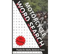 Motorcycle Word Search: 50+ Motorcycle-Themed Word Search Puzzles - Easy-to-Read, Fun for Riders and Enthusiasts