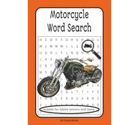 Motorcycle Word Search: Motorcycle Word Search Puzzle Book | 6x9, 50 + Puzzles | A Thrilling Gift for Motorcycle Enthusiasts of All Ages!