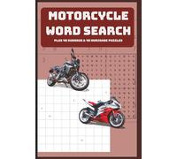 Motorcycle Word Search Puzzle Book: 50+ Word Search Puzzles with Easy to Read Print about Motorcycles, Engines, Racing & More - [6 x 9 inches] - ... - Gift for Relaxing, Vacation, and Events!