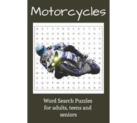 Motorcycle Word Search Puzzle Book: Word Search with Easy to Read Print about Motorcycles, Mechanics, Motorcycle Racing and More | 6 / 9 Inches, 110 ... Gifts for Holidays, Birthdays and Free Time