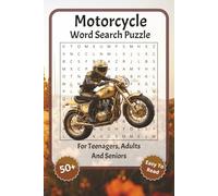 Motorcycle Word Search Puzzles: Word search puzzles with easy-to-read font featuring motorcycle, motorcycle parts, bike and more | 6x9 inches, 110 ... idea for holidays, vacations and relaxation