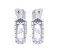 Motorcycles Foot Pegs Footrest Para Desert X Para 2022 2023 2024 2025 Soporte Estribo Trasero Pasajero Aluminio Motocicleta Reposapiés Trasero(Silver No Cover)