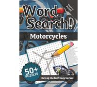 Motorcycles Word Search: Words and Definitions of Motorcycles: Word Puzzle Book | 110+ pages | 50+ puzzles | 6x9 | Rev up the fun! Easy to run! (Learning)
