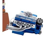 Motores de Modelo - Metal V8 Motor Exposición - Decoración para Familia, Adolescentes Adultos, Hogar, Oficina, Lecciones