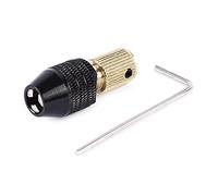 Motores eléctricos pequeños de latón de 3 mm, broca de eje central de tres garras, portabrocas pequeño de 0,3 a 3,4 mm, extensor de motor de eje eléctrico, kit de herramientas de motor, funda