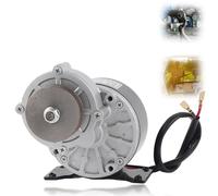 Motores eléctricos, polea de correa Motorreductor Reductor de engranajes Motor eléctrico 12V 250W Motor eléctrico de engranajes 2950 RPM Altos pares de bajo ruido Cobre puro, para bicicleta eléctrica