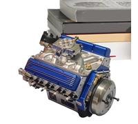 Motores modelo | Exposición de motor de metal V8 - Juguetes originales Juguetes educativos Ideas de regalos para hijos adolescentes hombres familiares amigos adolescentes niñas e hijas