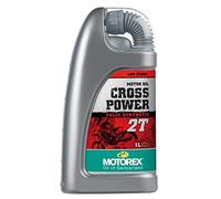 Motorex - Aceite de motor 2 tiempos Cross Power 2 tps 100% sintético 1 litro