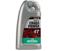 Motorex - Aceite Motor 10 W50 4 tiempos Cross Power 4T 100% Synthese - 1L