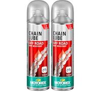 Motorex Lubricante de Cadenas Sintético en Spray Chain Lube Off-Road Motorex 500 ml (Paquete de 2)