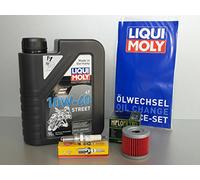 MotorFunSports Kit de mantenimiento KSR-Moto Generic Code GRS TW Worx 125 con filtro de aceite, bujía, aceite de motocicleta